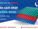 Địa chỉ cung cấp tôn cách nhiệt chống nóng chất lượng Bình Dương